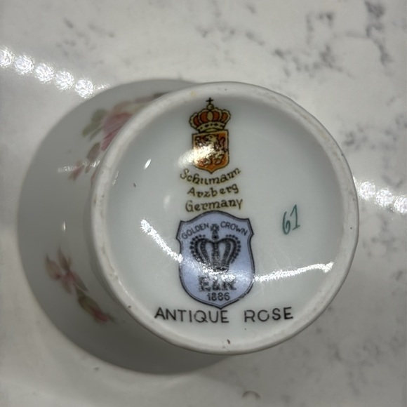 Schumann Arzberg Floral Porcelain Vase Bavaria VTG - Picture 4 of 5